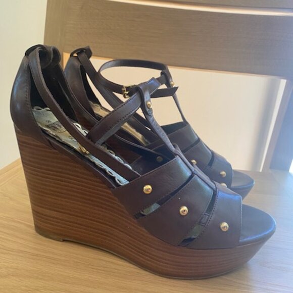 Juicy Couture wood wedges - size 9 - excellent condition - Picture 2 of 6